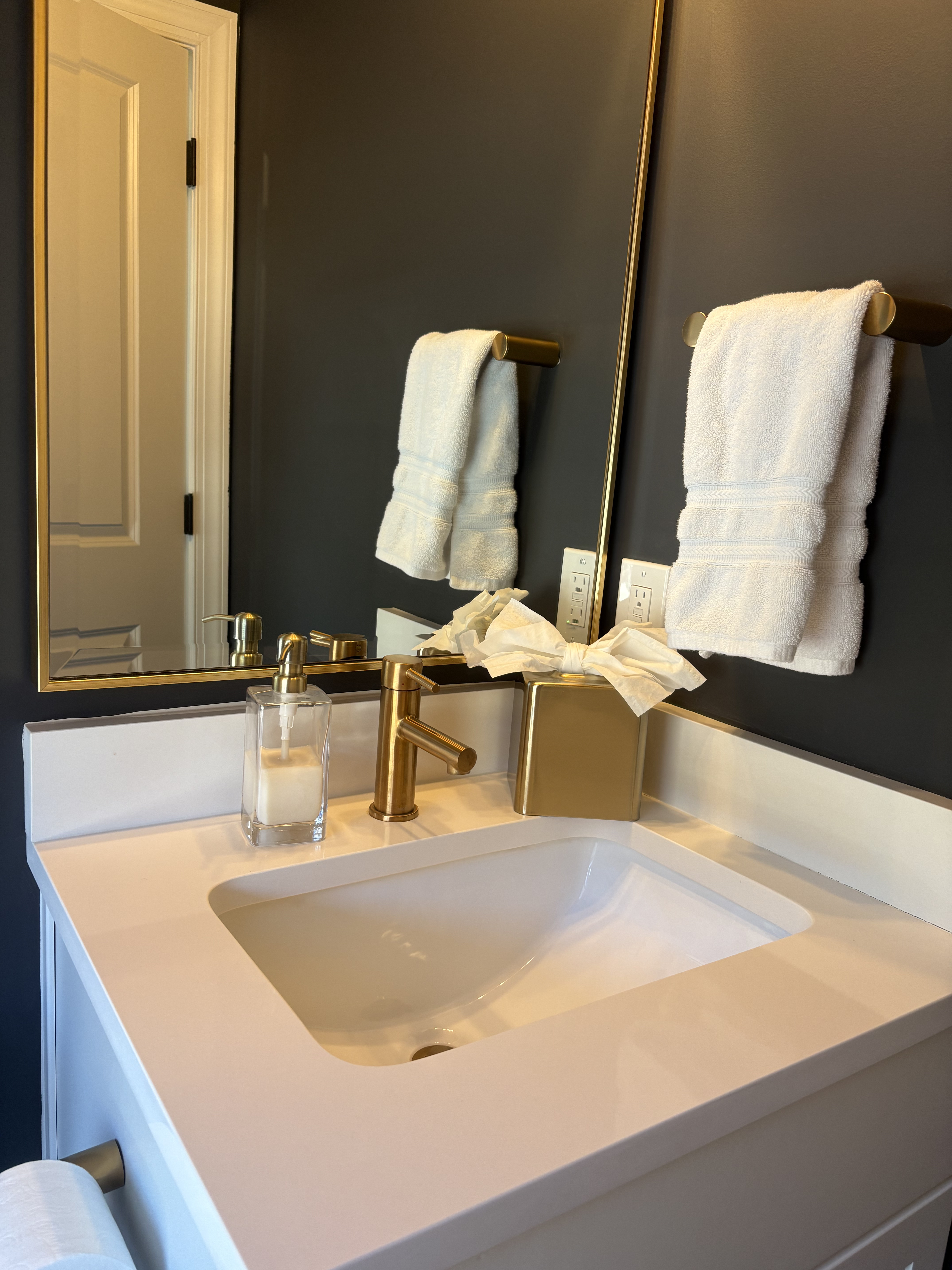 Spotless bathroom cleaning